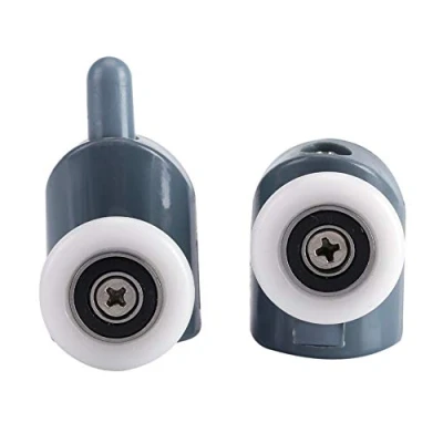 Afbeelding van FTVOGUE 8 x Twin Douche Deur Rollers Onderste Top Pulleys Wielen Runners Badkamer 01