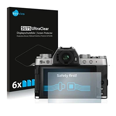 Afbeelding van Savvies Screenprotector voor Fujifilm X T200 Folie Beschermfolie transparant (6 Stuks)