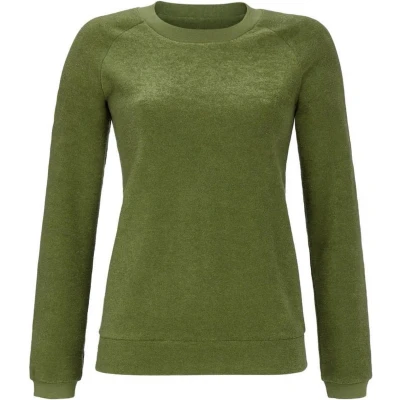 Afbeelding van Warm olijfgroen pyjamashirt Groen Maat 38