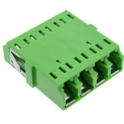 Afbeelding van InLine Glasvezel koppeling, quad LC/LC, singlemode, groen, keramische huls (Netwerkkoppeling), Netwerk accessoires