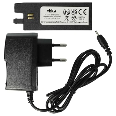 Afbeelding van vhbw Oplaadset 2 stuks. Compatibel met Gibson Min ETune systeem, G Force systeem accu, oplader