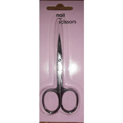 Afbeelding van nagelschaar rvs nagelschaartje gebogen punt spits 9,5 cm