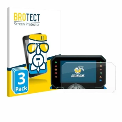 Afbeelding van BROTECT Screenprotector voor Suzuki GSX 8S 2025 Folie Beschermfolie Beschermglas transparant (3 Stuks)
