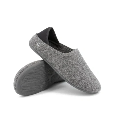 Afbeelding van Gottstein Pantoffels, Dames, Maat: 37, Grey charcoal Wol