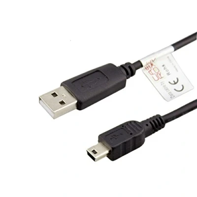 Afbeelding van caseroxx USB kabel, Datakabels voor Garmin DriveSmart 55 &amp; Digital Traffic, kabel als oplaadkabel of gegevensoverdracht in zwart
