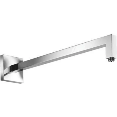 Afbeelding van HotBath Mate wandarm verzwaard vierkant 35cm nikkel Geborsteld