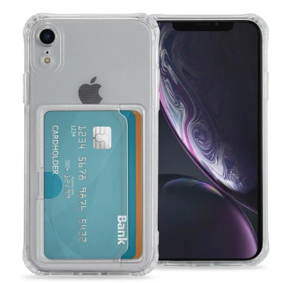 Afbeelding van Apple iPhone Xr Hoesje Siliconen en TPU (zacht) iMoshion Softcase/Backcover Transparant Telefoonhoesje