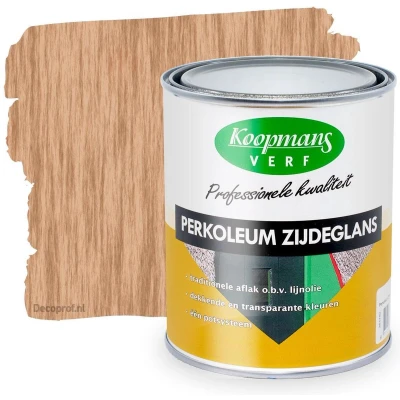 Afbeelding van Koopmans Perkoleum Zijdeglans Transparant 2,5 ltr 233 middeneiken Buitengevel &amp; Tuin