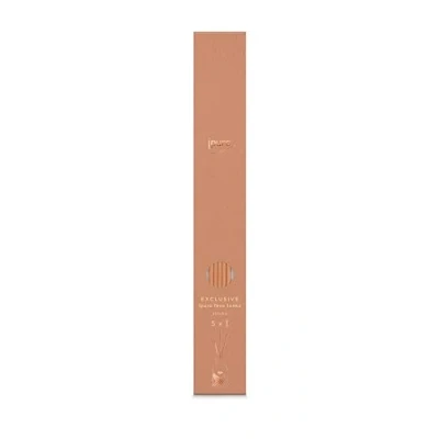 Afbeelding van ipuro Exclusieve Fibre Sticks Féve Tonka 5 x vezelsticks om bij te vullen voor 240 ml diffusers, reservesticks kamerverfrisser, geurstaafjes, houten stokjes