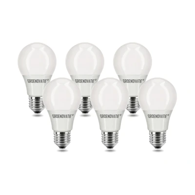 Afbeelding van E27 LED Lamp 5W Warm Wit 6 Pack