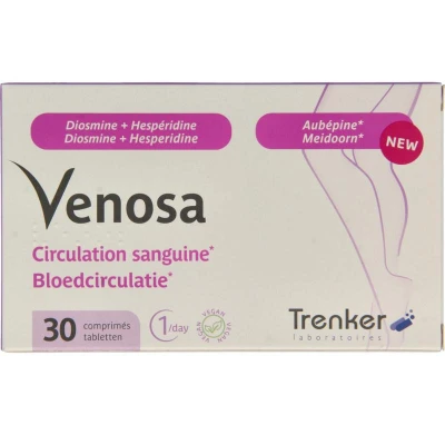 Afbeelding van Trenker Venosa Bloedcirculatie Tabletten 30TB