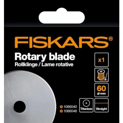 Afbeelding van Rolmes van titanium, rechte snede (60 mm)