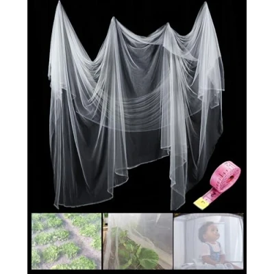 Afbeelding van Zonon Bug Insect Muggen Vliegen Vogelnet Barrière Jacht Blind Plant Beschermen Tuinnet (Wit, 3 x 6 m)
