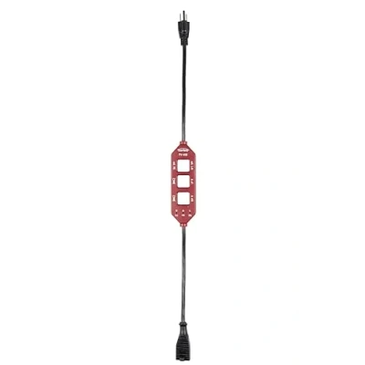 Afbeelding van Testboy TV 435 Meetadapter Randaarde stekker koppeling Rood