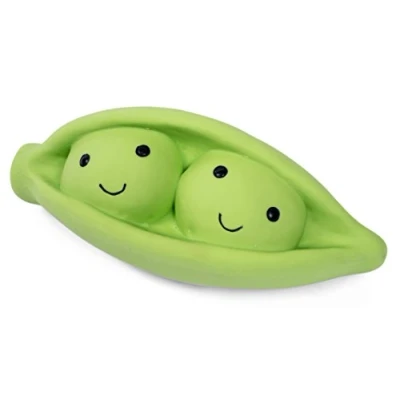 Afbeelding van Petface Latex Pea Pod Soft Chew Hond Speelgoed, Groot