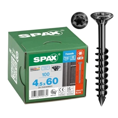 Afbeelding van SPAX 25170404506021 Houtschroef 4.5 mm 60 T STAR plus RVS A2 100 stuk(s)