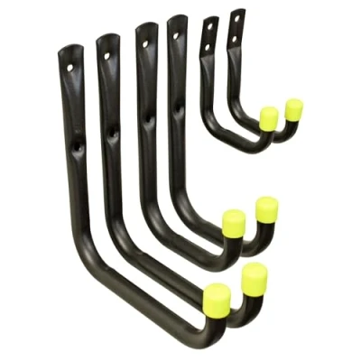 Afbeelding van Generic ST7004B 6 Pack Multifunctionele Garage Opslag Haken, 7cm, 11cm, 17cm, Zwart, Multi