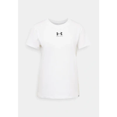 Afbeelding van Under Armour Campus CORE Sport Tshirt, Dames, Maat: Large, White/black