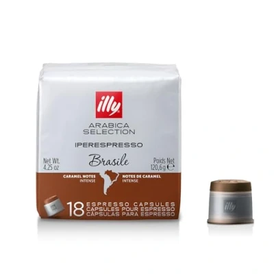 Afbeelding van 25% korting met code illy Iperespresso Arabica Selection Brazilië 1 stuk 130 g