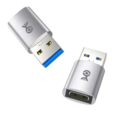 Afbeelding van Cable Matters 2 Pack, 10Gbps USB A Male to C Female Adapter