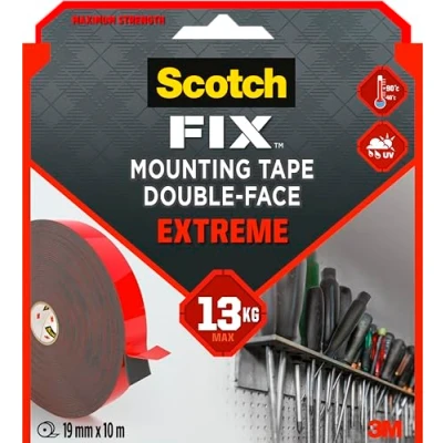 Afbeelding van Scotch Fix Extreme PT1100 Long F Montageband, 19 mm x 10 m, 1 rol/verpakking, meerkleurig