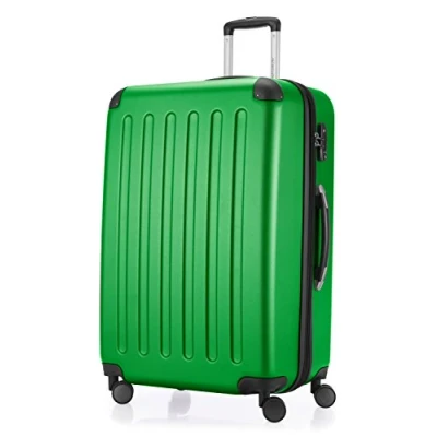 Afbeelding van HAUPTSTADTKOFFER SPREE Harde koffer, trolleykoffer, uitbreidbare reiskoffer, 4 wielen, TSA, 75 cm, 119 liter, groen