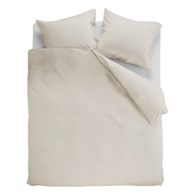 Afbeelding van Dekbedovertrek Ambiante Cotton Uni Sand Katoen 200 x / 220 cm 2 Persoons