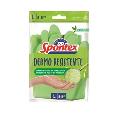 Afbeelding van Spontex Dermoresistente handschoenen, maat L