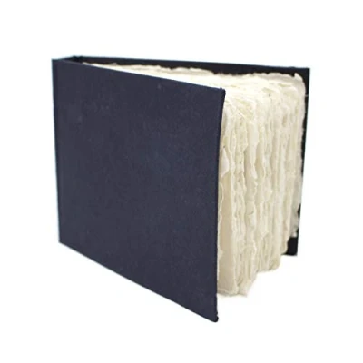 Afbeelding van Artway Indigo Katoen Rag Papier Schetsboek A6 Landschap 70 Zijden/35 Pagina&#039;s van 250gsm Mid Textuur 100% Handgemaakt