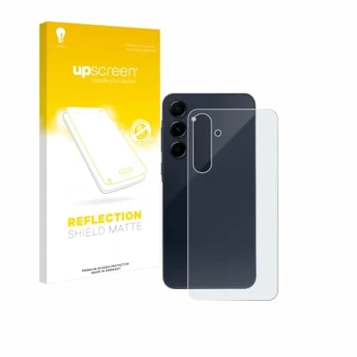 Afbeelding van upscreen Screenprotector voor Samsung Galaxy A55 5G (Achterkant) Folie Beschermfolie anti glare matte