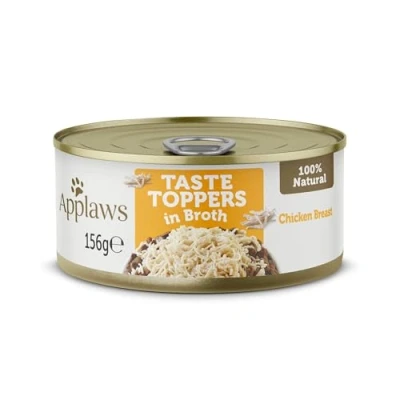 Afbeelding van Applaws Dog Taste Toppers Kip in bouillon 156 gr. per 12 stuks