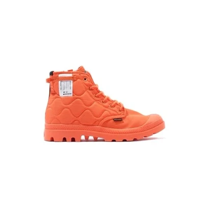 Afbeelding van Palladium PAMPA RE QUILTED Heren sneakersHeren veterschoenVrije tijd half hoog Kleur: Oranje Maat: 44
