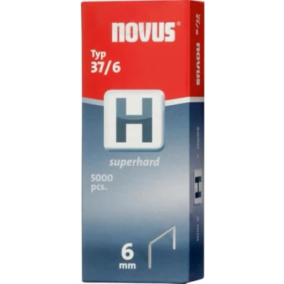 Afbeelding van Novus Niet met fijne draad H 37/6 mm Superhard (5000 stuks)