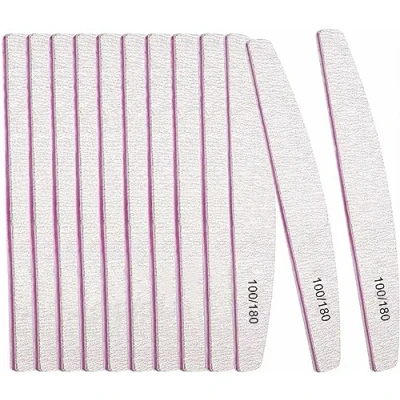 Afbeelding van 12Pcs Professionele Nagelvijlen Dubbelzijdige Nagelvijl 100/180 Grit Wasbare Nagelvijlen, Vingernagel Buffering Bestanden Manicure Gereedschap Nail Styling Pet Grooming Tools