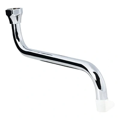 Afbeelding van Sanitop Wingenroth Universele uitloop voor warmwaterapparaten 200 mm S met straalregelaar en plastic handbescherming draaibare buisuitloop type 1/2 inch wartelmoer 23122 0,