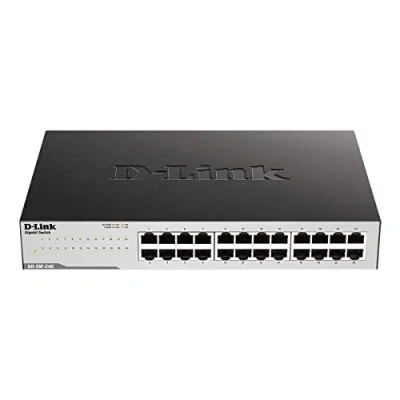 Afbeelding van D Link GO SW 24G Unmanaged L2 Gigabit Ethernet (10/100/1000) 1U Black