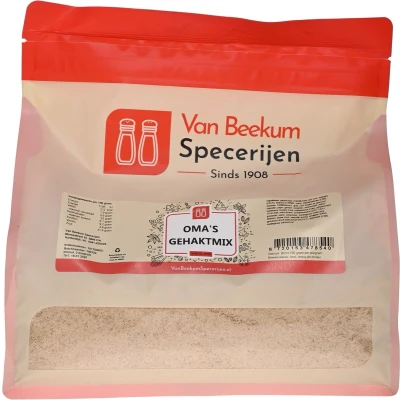 Afbeelding van Van Beekum Specerijen Oma&#039;s Gehaktmix 2 kilo (hersluitbare stazak)