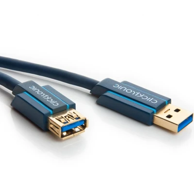 Afbeelding van USB A naar Verlengkabel 3.0 Clicktronic