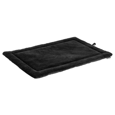 Afbeelding van Maxxnobel Benchkussen Nubuck Lederlook/Teddy Zwart Hondenbenchkussen Xxlarge