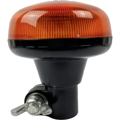Afbeelding van Berger &amp; Schröter Zwaailicht LED Mini RKL fest 20305 12 V/DC, 24 V/DC Flexibele normhouder, Normhouder Oranje