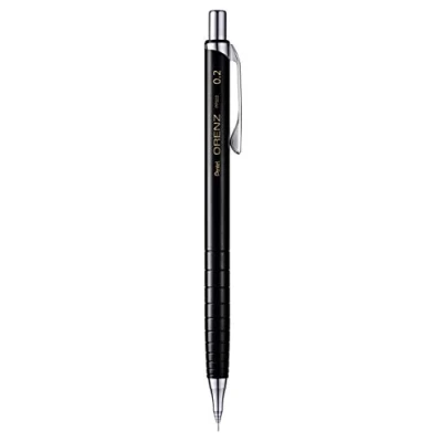 Afbeelding van Pentel XPP502 AX ORENZ vulpotlood met innovatieve stiftgeleiding, 0,2 mm, op blisterkaart, zwart 1 stuk (1 stuk)