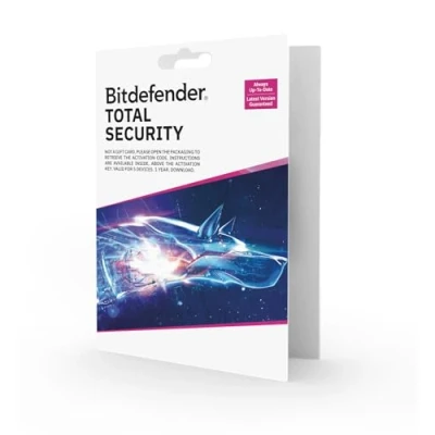 Afbeelding van Bitdefender Total Security 2021 software 5 apparaten 1 jaar