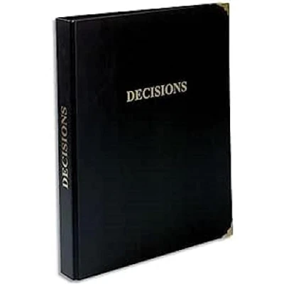 Afbeelding van reliure registre economique 32x26cm 4 anneaux avec recharges de 100 feuillets decisions