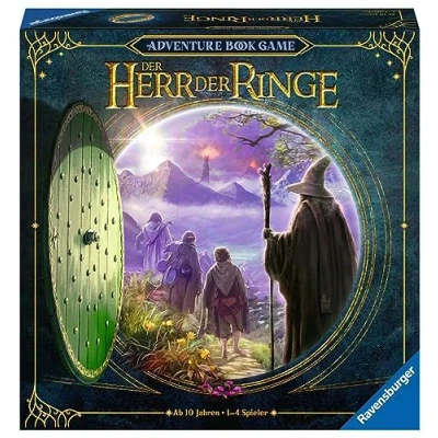 Afbeelding van Ravensburger Verlag GmbH 27533 the Lord of Rings Avonturenboekspel Coöperatief strategiespel voor 1 4 spelers van 10 jaar en ouder