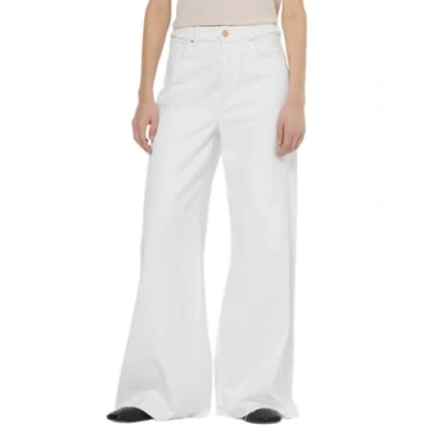 Afbeelding van Scotch &amp; Soda THE WAVE WIDE LEG Flared Jeans, Dames, Maat: 27x30, Faded white