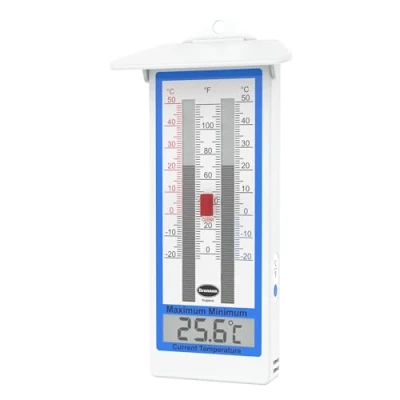 Afbeelding van Brannan Digitale kasthermometer Klassieke Max Min Thermometer voor Kas of Tuin Maximale en Minimale Temperatuurbewaking gebruik Indoor Outdoor Nuttige Kasaccessoires