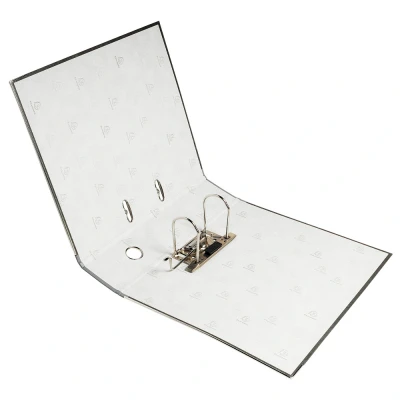 Afbeelding van Exacompta ref. 53710E 1 grijs gemarmerd kartonnen ordner met hefboom Rug in balacron 70 mm 75 mechaniek Afmetingen: 32 x 29 7 cm Formaat A4 Kleur