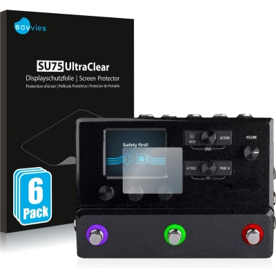 Afbeelding van Savvies (6 Stuks) Schermbeschermer voor Line 6 hx stomp Screen Protector Ultra Transparant