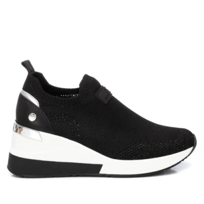 Afbeelding van XTI Instappers, Dames, Maat: 39, Black Textiel