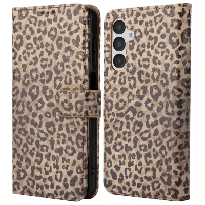 Afbeelding van imoshion Hoesje Geschikt voor Samsung Galaxy A16 (5G) Design Bookcase smartphone Leopard Mood